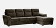 Lounger Fabric LHS Sectional Sofa In Stone Colour