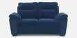 Lounger Fabric 2 Seater Sofa in Blue Colour