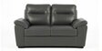 Lounger Leatherette 2 Seater Sofa in Grey Colour