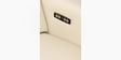 Loures Luxe Two Leatherette Seater Recliner with Lounger in Cream Clour