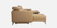 Loures Premium Two Seater Recliner with Lounger in Cream Clour