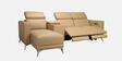 Loures Premium Two Seater Recliner with Lounger in Cream Clour
