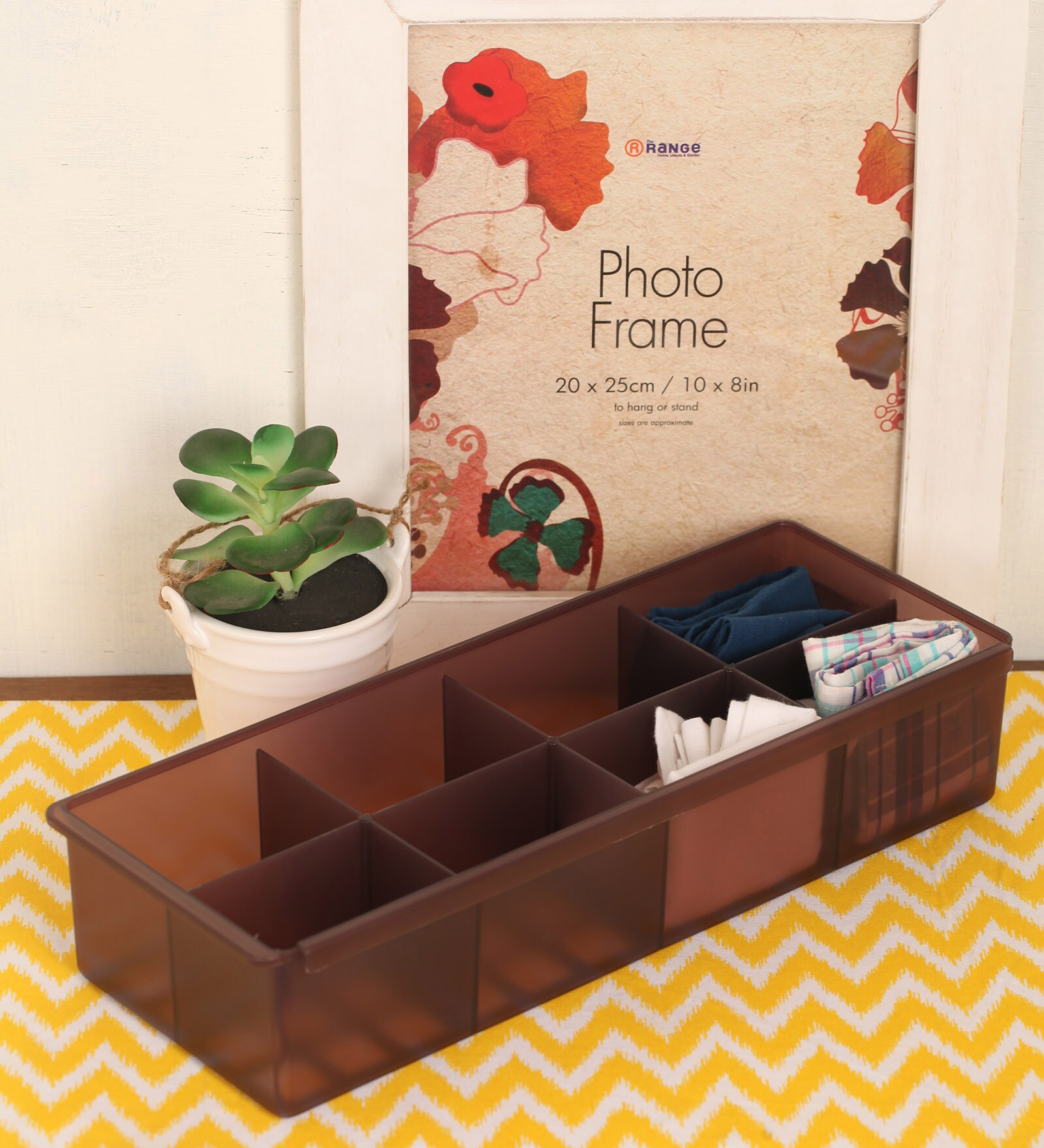 Inplus Drawer Buy Lock&Lock Plastic Brown Inplus Tray Drawer Organiser Online - Trays ...
