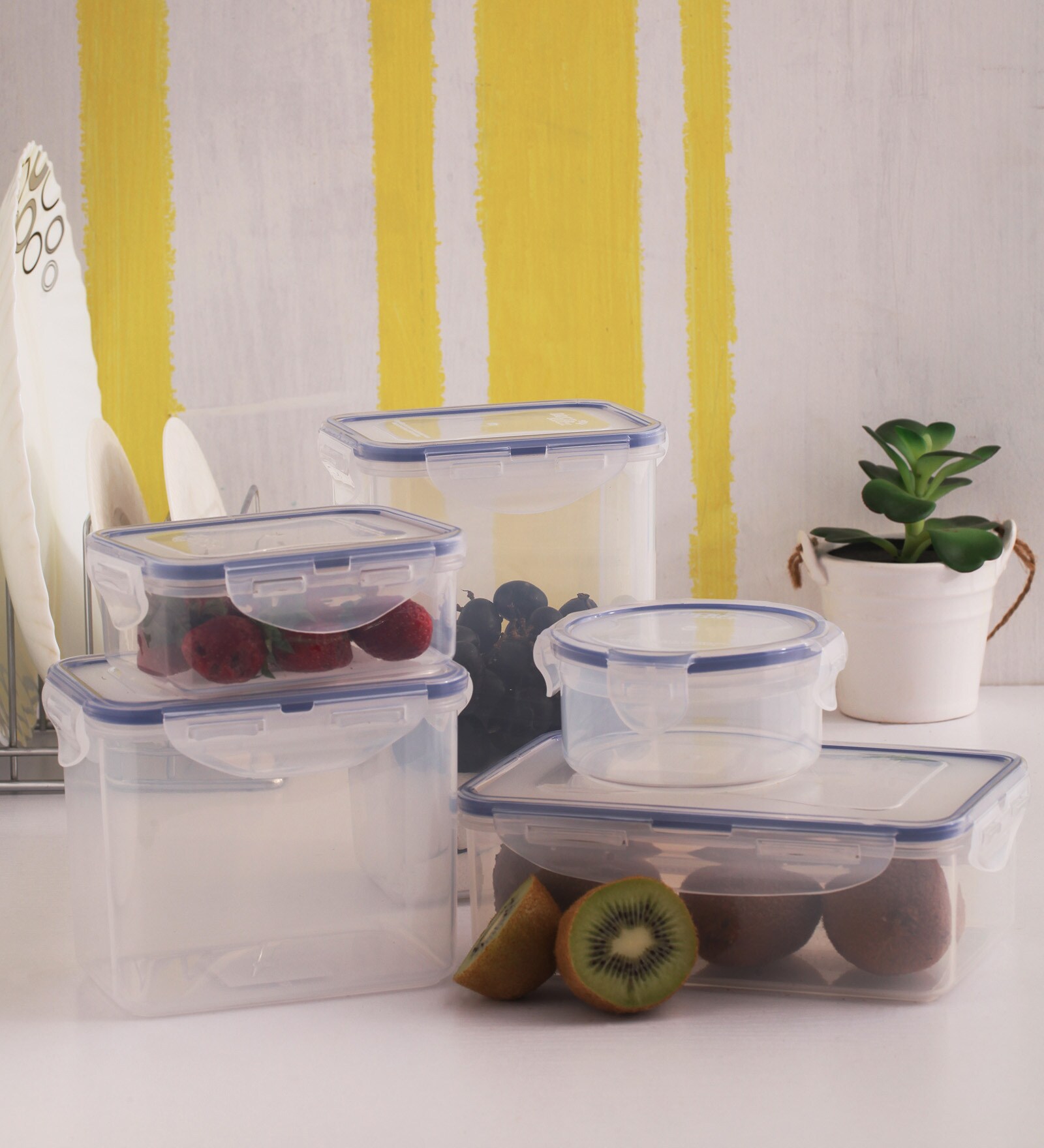 Plastic Storage Container Set of 5