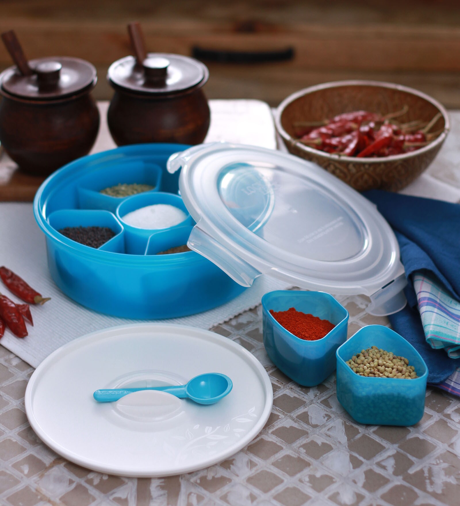 1.8 Ltr Plastic Spice Box