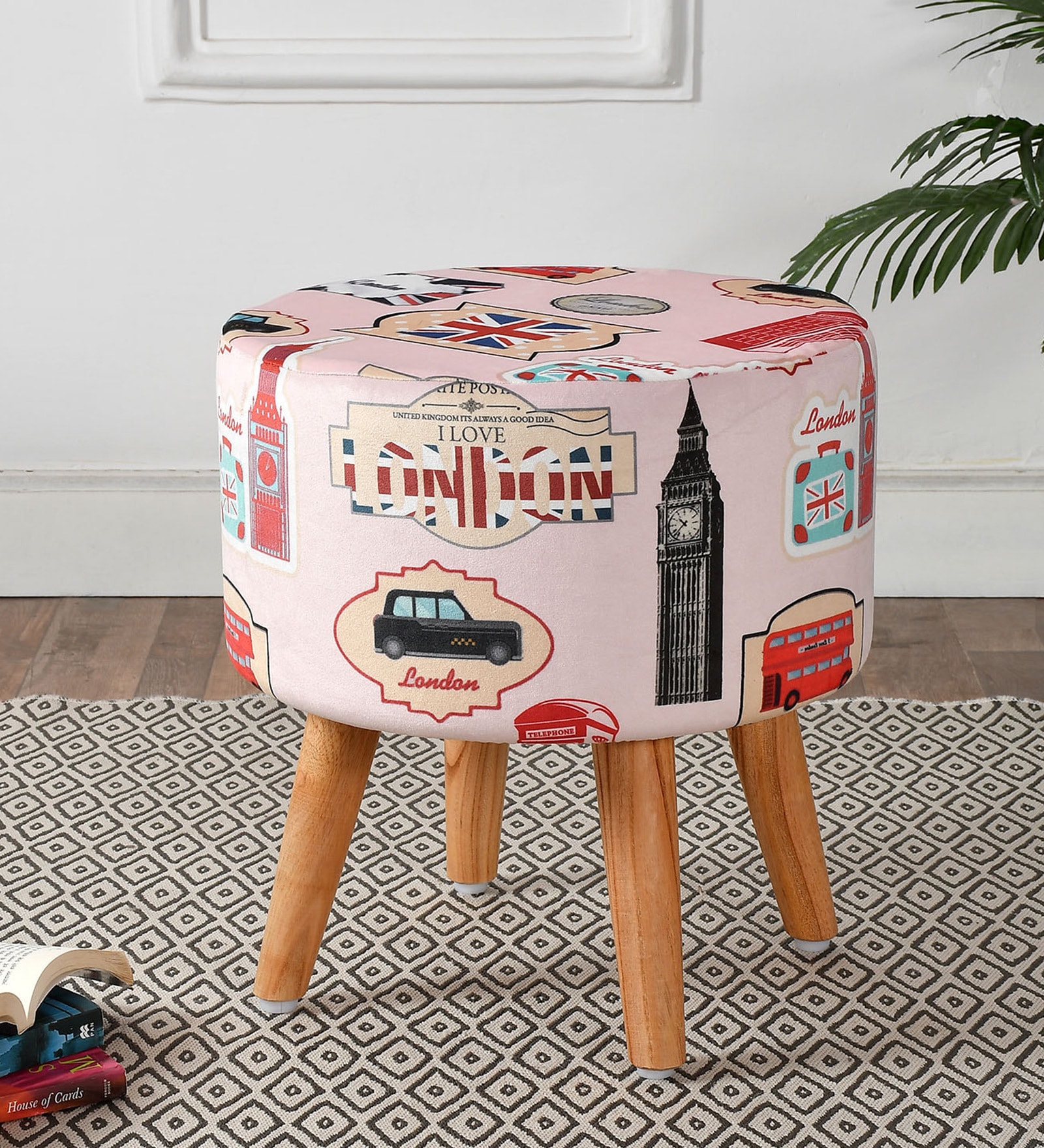 London Seating Stool In Multi Color London Seating Stool In Multi Color
