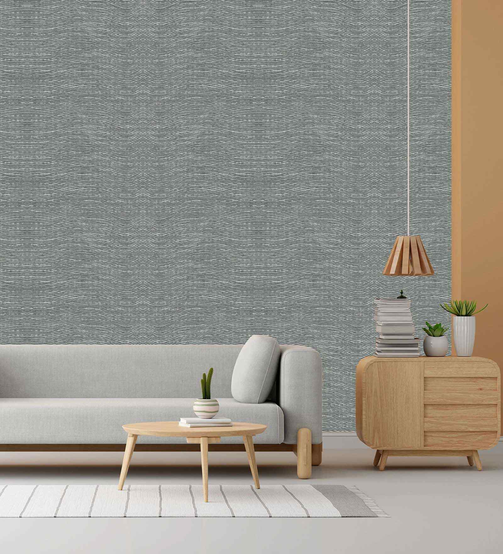 Lost Soul Grey Design Subtle Elegance Modern Style Wallpaper