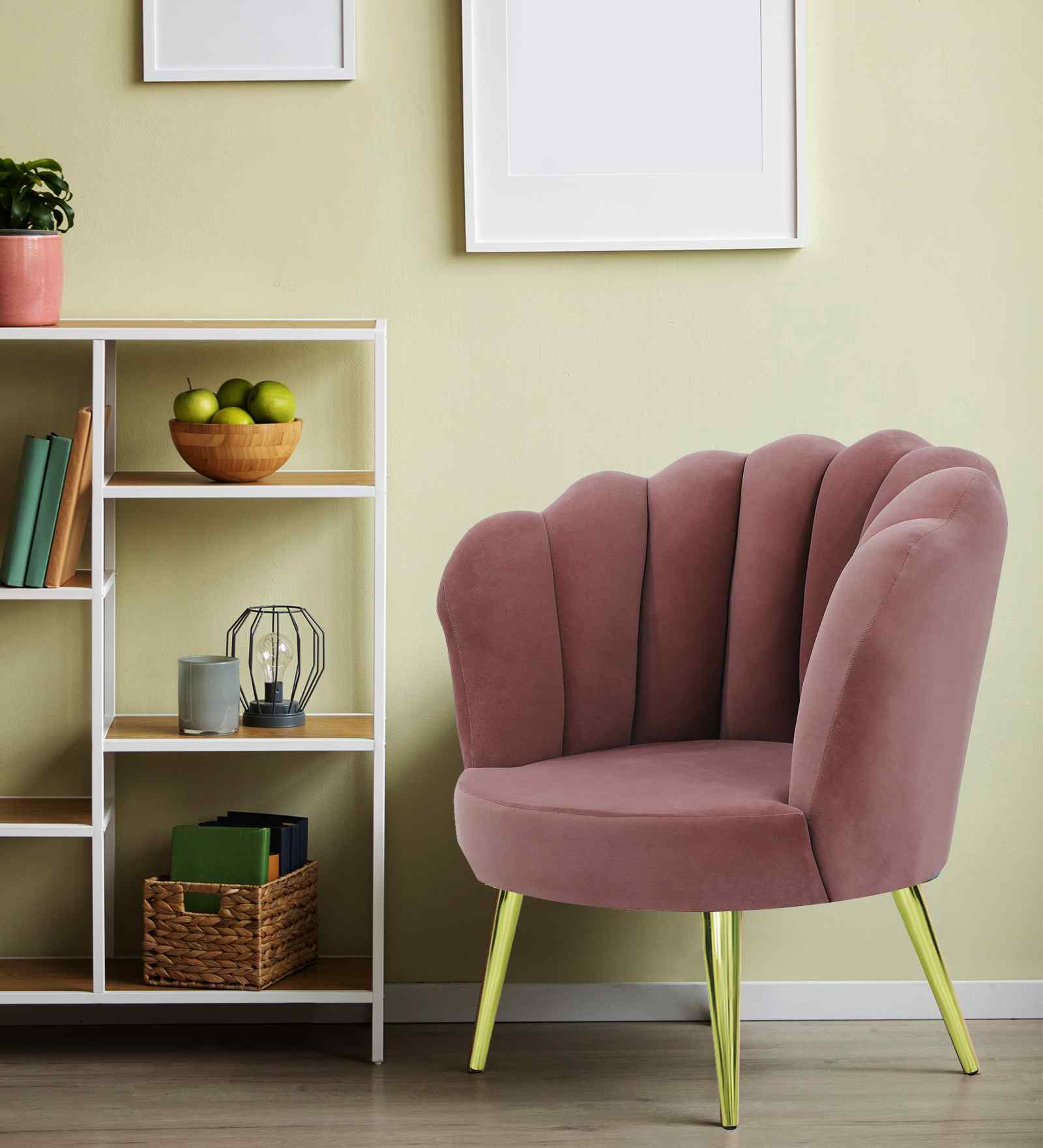 Lotus Chair In Rose Gold/Non Shade Valvet Color