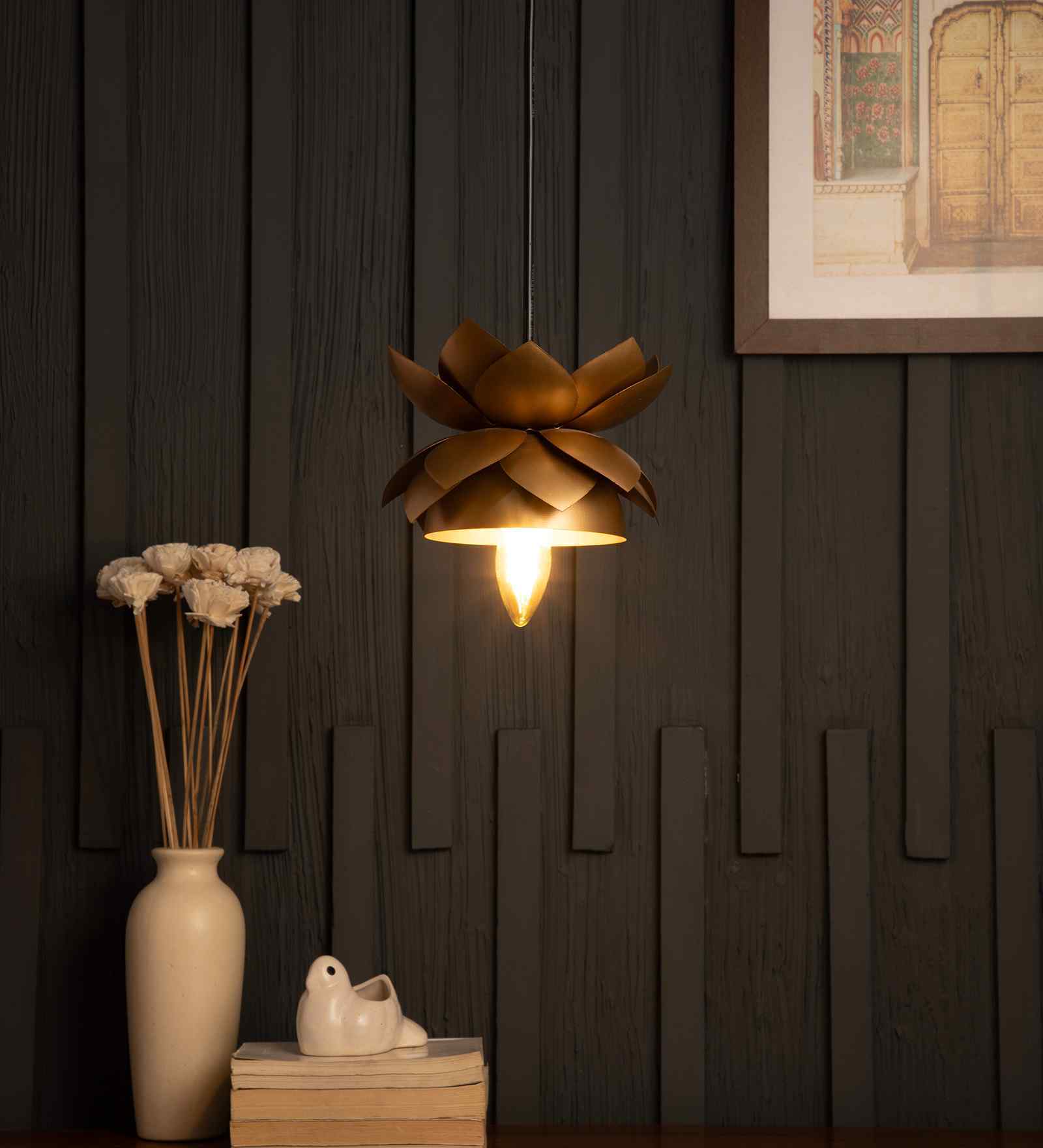 Lotus Gold Pendant Light Lotus Gold Pendant Light