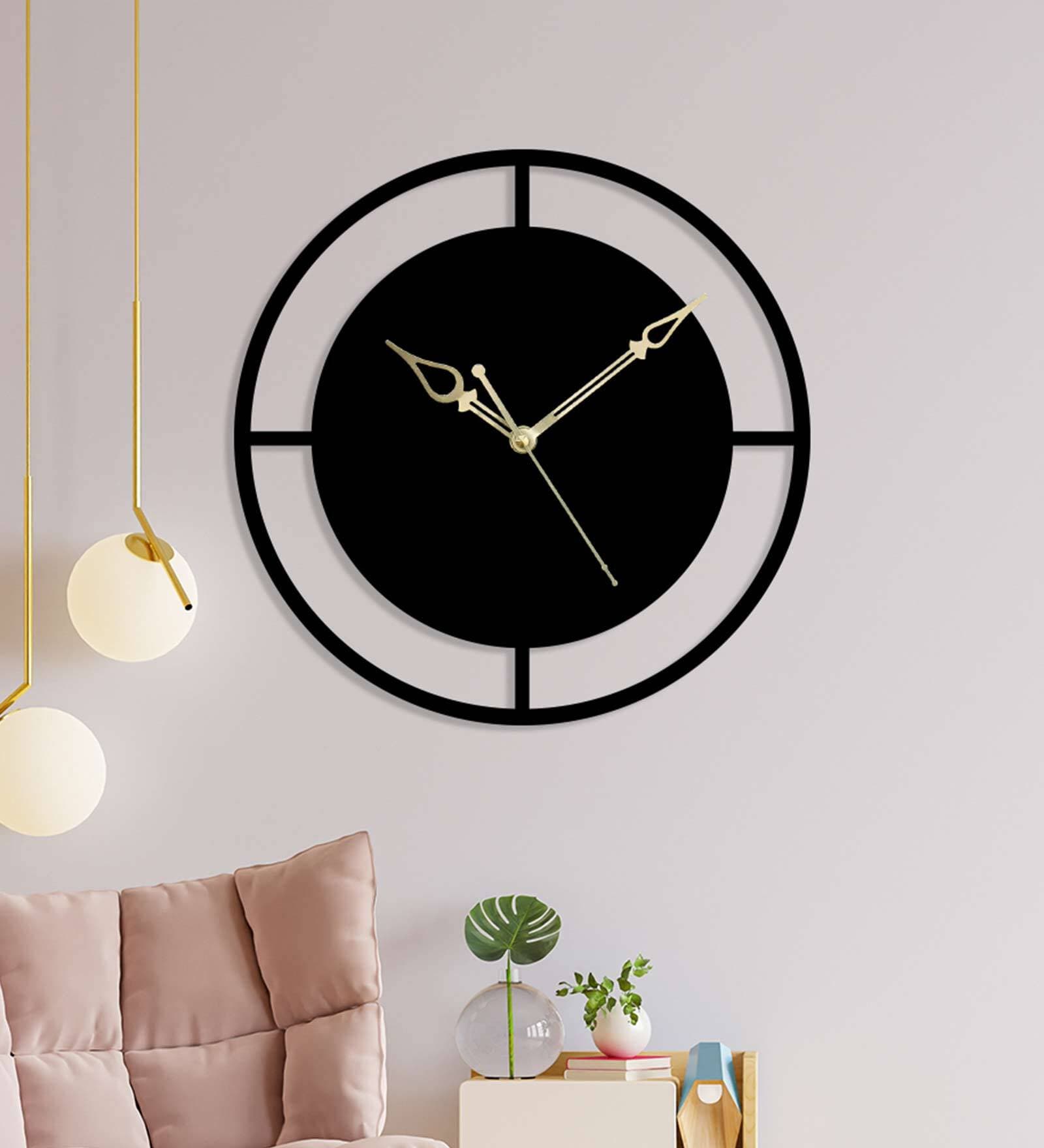 Multicolour Metal Lovely Round Novelty Wall Clock