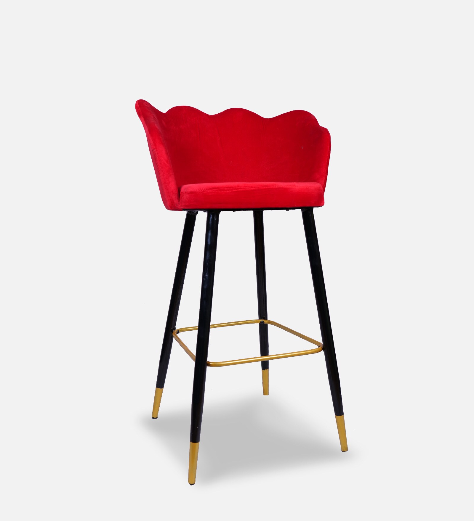 Low Back Barstool in Red Colour