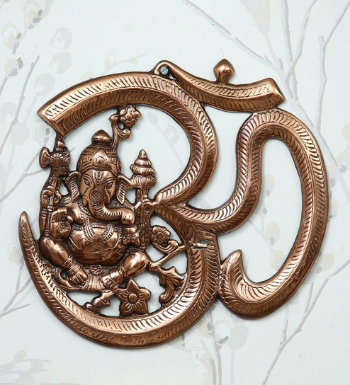 Lord Ganesha Copper Metal Idol