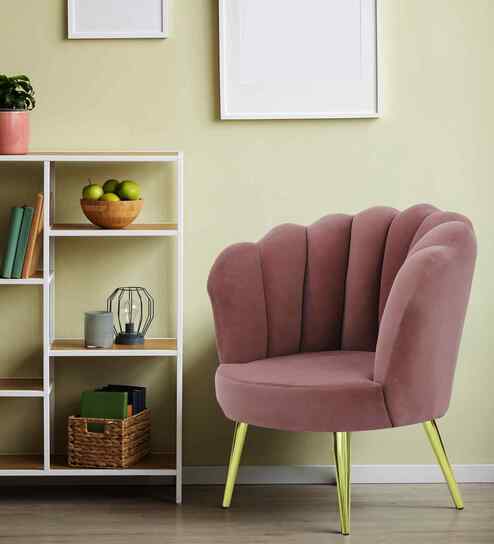 Lotus Chair In Rose Gold/Non Shade Valvet Color