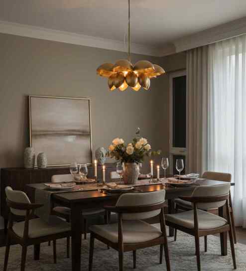Lotus Design Hanging Light