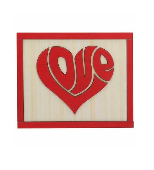 Love Heart Decorative Table Frame