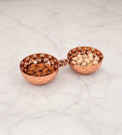Rose Gold Love Knot Nut Bowl