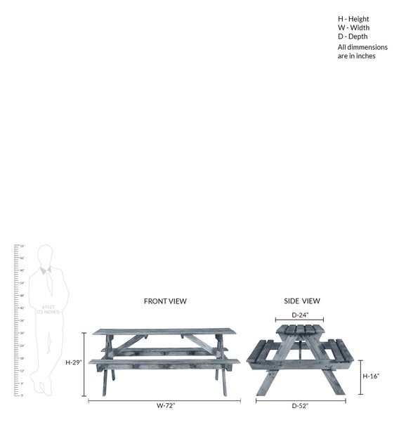 Buy Lomira Solid Wood Patio Table in Natural Mango Wood Finish by Bohemiana Online Patio