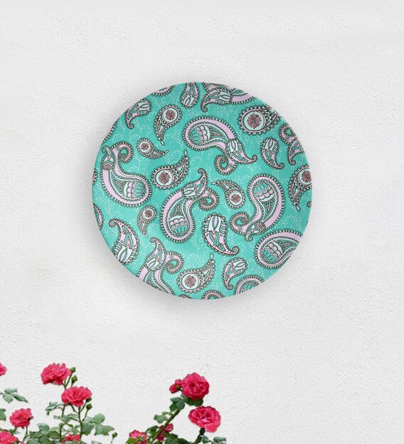 Buy Blue Love Within Ceramic Decorative Wall Plate By Quirk India