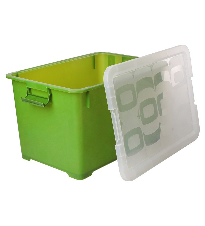 Buy Lock & Lock Green Plastic 22 x 16 x 14 Inch Storage Box Online