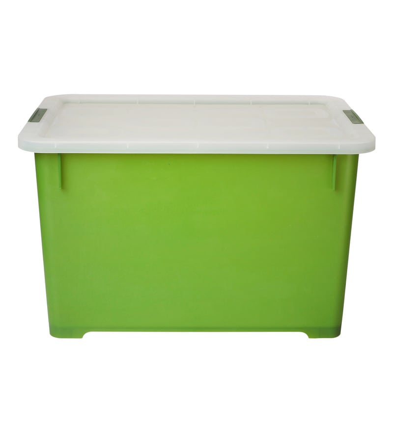 Buy Lock & Lock Green Plastic 22 x 16 x 14 Inch Storage Box Online