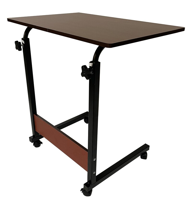 Buy Logan CShape End Table in Brown Finish by Bantia Furniture Online