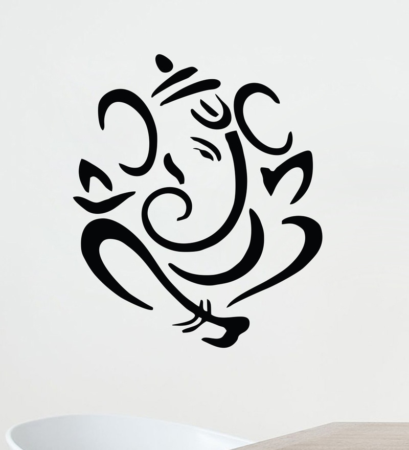 Ganesha Wall Art Stencil Wall Design Ideas
