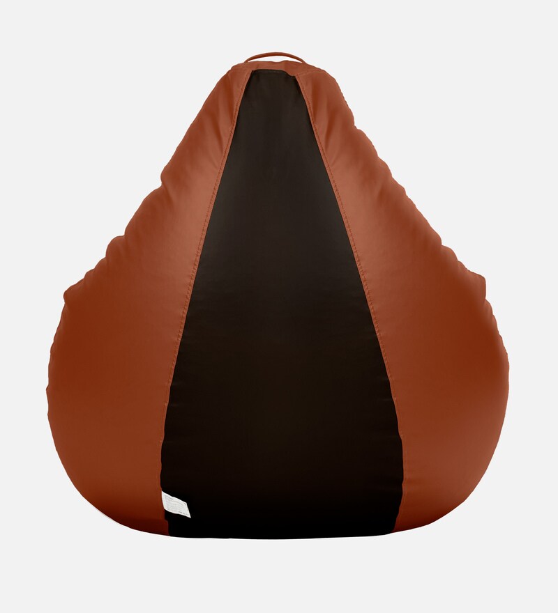 Buy Lovesack XXL Bean Bag with Beans in Brown and Tan Colour by