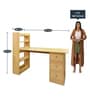 Loa Hutch Desk in Beige Finish