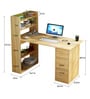 Loa Hutch Desk in Beige Finish