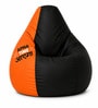 Loaf 3XL 'Apna Time Aayega' Printed Filled Bean Bag