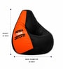 Loaf 3XL 'Apna Time Aayega' Printed Filled Bean Bag