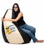 Loaf 3XL 'Duck with me' Printed Filled Bean Bag with Footrest & Cushion