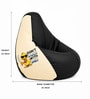 Loaf 3XL 'Duck with me' Printed Filled Bean Bag with Footrest & Cushion