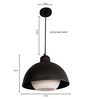 Lobbl Black Pendant Light