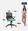 Loca Breathable Mesh Ergonomic Chair in Teal Green Colour