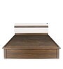 Lodgy King Size Bed with Storage in Brown Colour