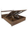 Lodgy Queen Size Bed with Storage in Brown Colour