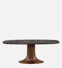 Loft 6 Seater Dining Table in Brown Finish