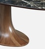 Loft 6 Seater Dining Table in Brown Finish