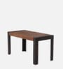 Loft Solid Wood 8 Seater Dining Table in Natural Finish