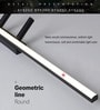 Logan 600mm Linear Ceiling Light Black Body with Dual Spot Warm White LED 16W + 2 3W Modern Living Room Light