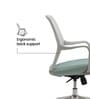 Logan Breathable Mesh Back Chair In Grey Color