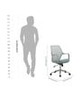 Logan Breathable Mesh Back Chair In Grey Color
