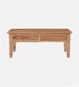 Logan Solid Wood Coffee table In Natural Finish