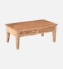 Logan Solid Wood Coffee table In Natural Finish