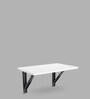 Logan Wall Mounted Table in Glossy White Finish