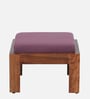 Loire Fabric Foot Stool in Magenta Colour (Set of 2)