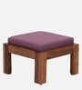 Loire Fabric Foot Stool in Magenta Colour (Set of 2)