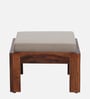 Loire Solid Wood Foot Stool in Grey Colour  Set of 2)