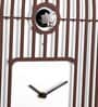 Lollologio White Veneer Novelty Wall Clock